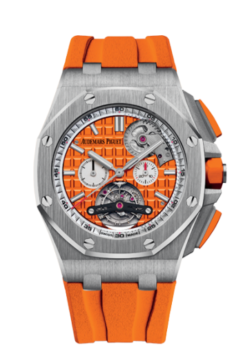 Royal Oak Offshore Tourbillon Chronograph Selfwinding Stainless Steel / Orange