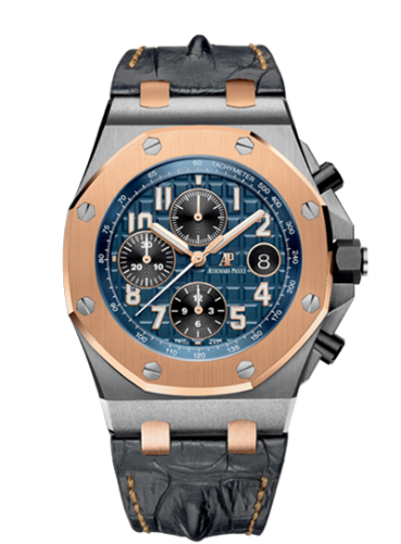Royal Oak Offshore 26471 Stainless Steel / Pink Gold / Bucherer Blue Editions