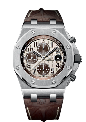 Royal Oak Offshore 26470 Stainless Steel / Safari / Alligator