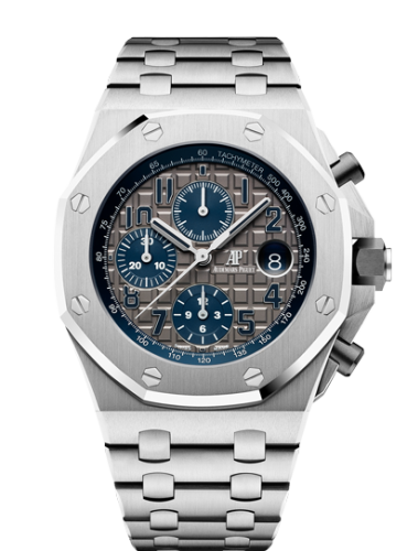Royal Oak OffShore 42 Chronograph Titanium / Grey / Bracelet / QE II Cup