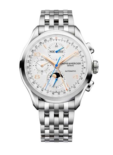 Clifton Chronograph Complete Calendar Stainless Steel / Silver / Bracelet