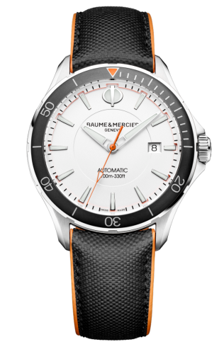 Clifton Club Stainless Steel / White / Sailcloth