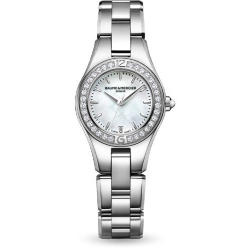 Linea 27mm Quartz MOP / Diamond Bezel