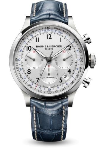 Capeland Chronograph 44 Silver / Alligator