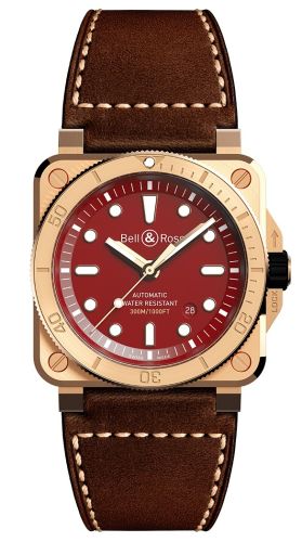 Bell & Ross BR0392-D-RD-BR/SCA